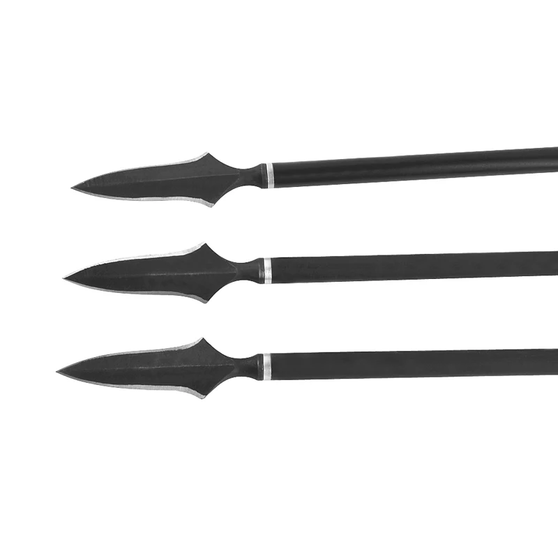 12pcs Hunting Arrowhead Arrow Points Iron Broadheads Target Arrow Head for Recurve Compound Bow Archery Shooting Accessories